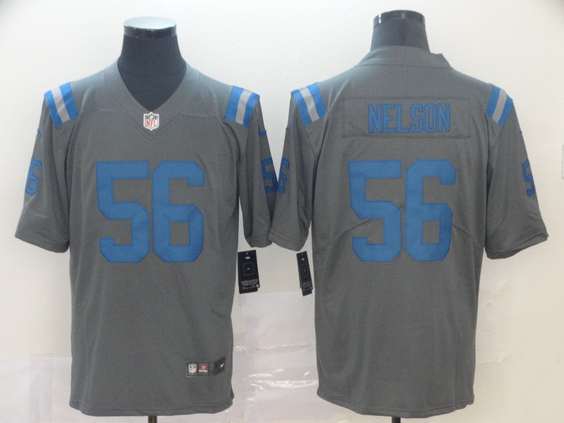 Men's Indianapolis Colts Quenton Nelson Gray Game Jersey1