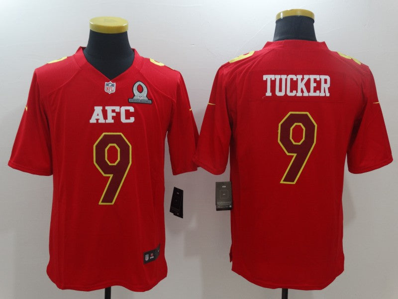Men's Baltimore Ravens Justin Tucker #9 Red Game Jersey1