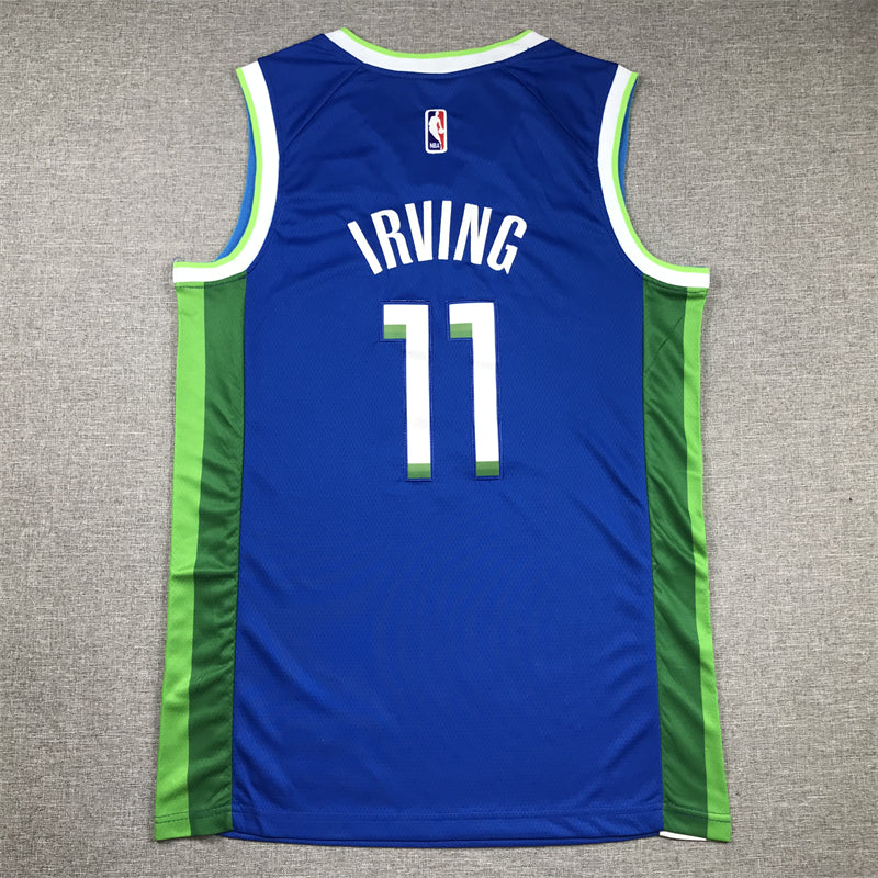 Men's Dallas Mavericks Kyrie Irving #11 Blue 2022/23 Fastbreak Jersey1 - City Edition