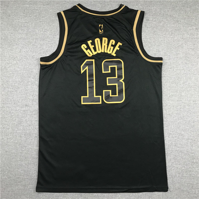 Men's LA Clippers Paul George #13 Black Swingman Player Jersey1