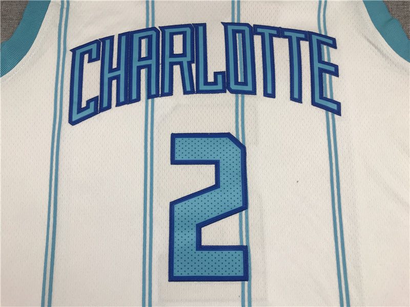 Men's Charlotte Hornets #2 LaMelo Ball White 2020-21 swingman jersey1