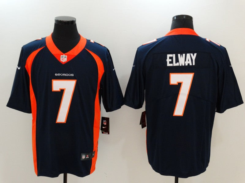 Men's Denver Broncos John Elway #7 Navy Game Player Jersey1