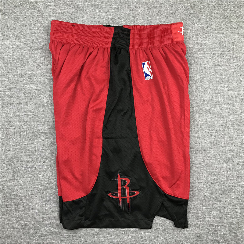 Men's Houston Rockets Red 2021/22 Icon Edition Basketball Shorts1