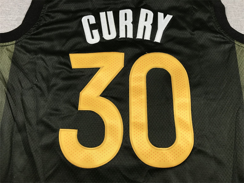 Men's Golden State Warriors Stephen Curry #30 Black 2022/23 Swingman Jersey1 - City Edition