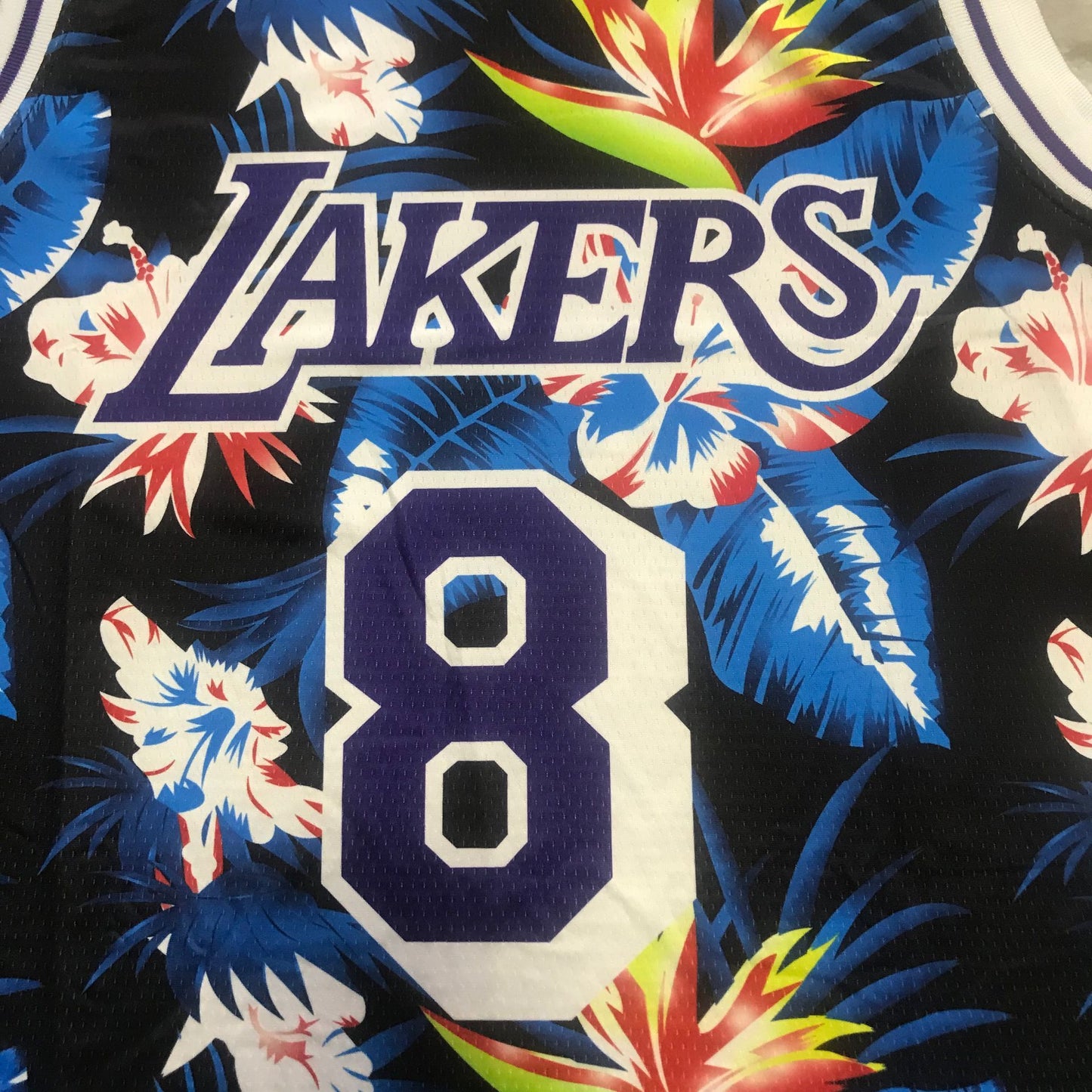 Men's Los Angeles Lakers Kobe Bryant 2007-08 Hardwood Classics Player Jersey1