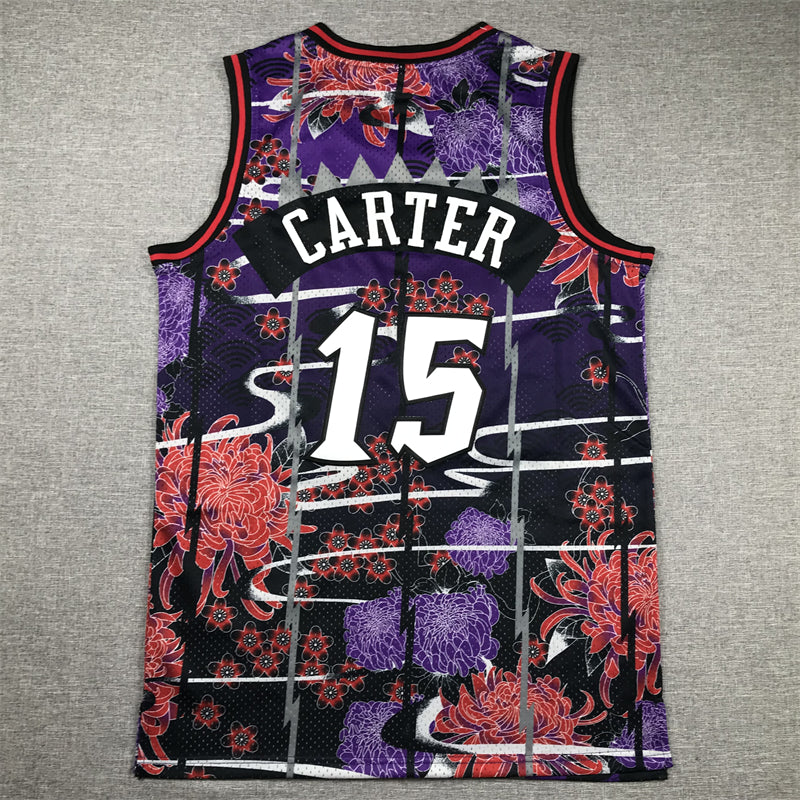 Men's Toronto Raptors Vince Carter #15 Year of Rabbit Edition Hardwood Classics Swingman Jersey1