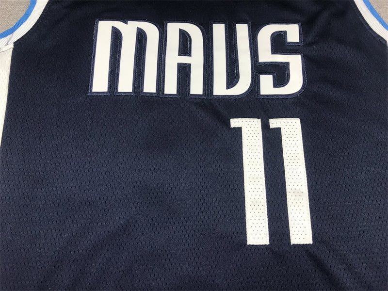 Men's Dallas Mavericks Kyrie Irving #11 Navy Swingman Jersey1 - Statement Edition
