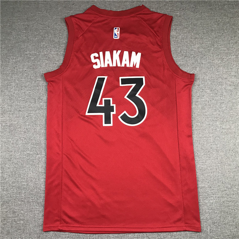 Men's Toronto Raptors Pascal Siakam Red 2021/22 Diamond Swingman Jersey1
