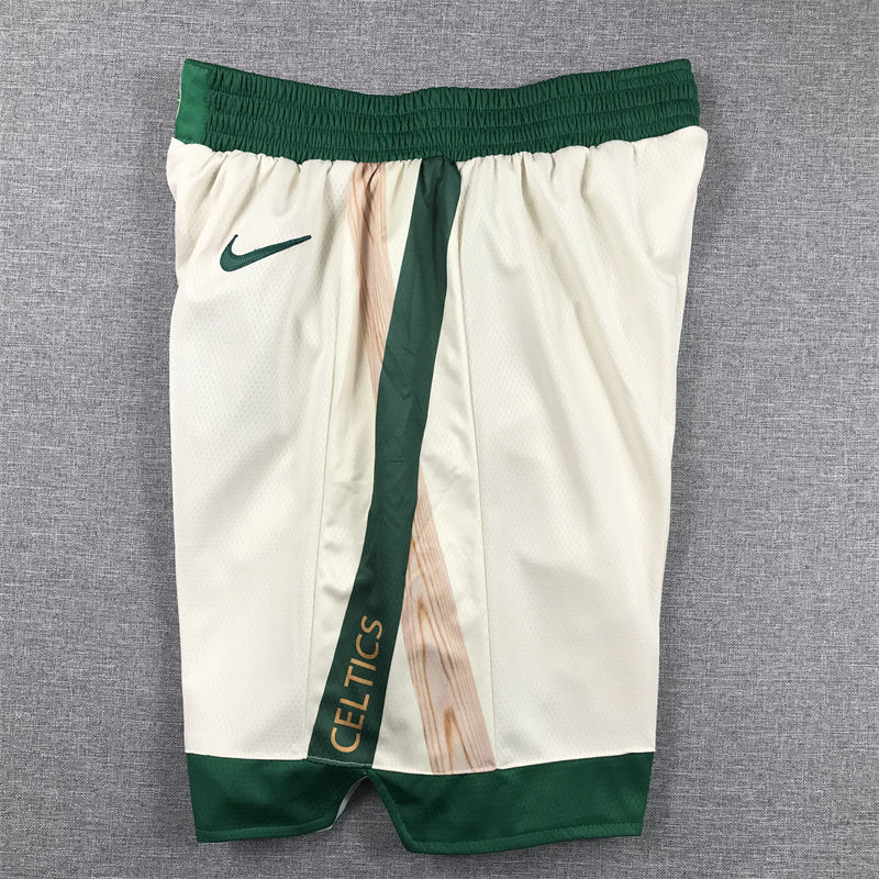 Men's Boston Celtics White 2023/24 Swingman City Edition Shorts1