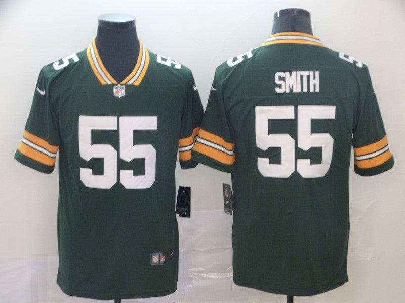 Men's Green Bay Packers Za'Darius Smith #55 Green Game Jersey1