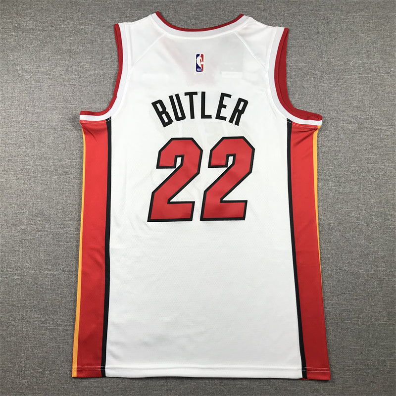 Men's Miami Heat Jimmy Butler #22 NBA Swingman 2023 Jersey1 White