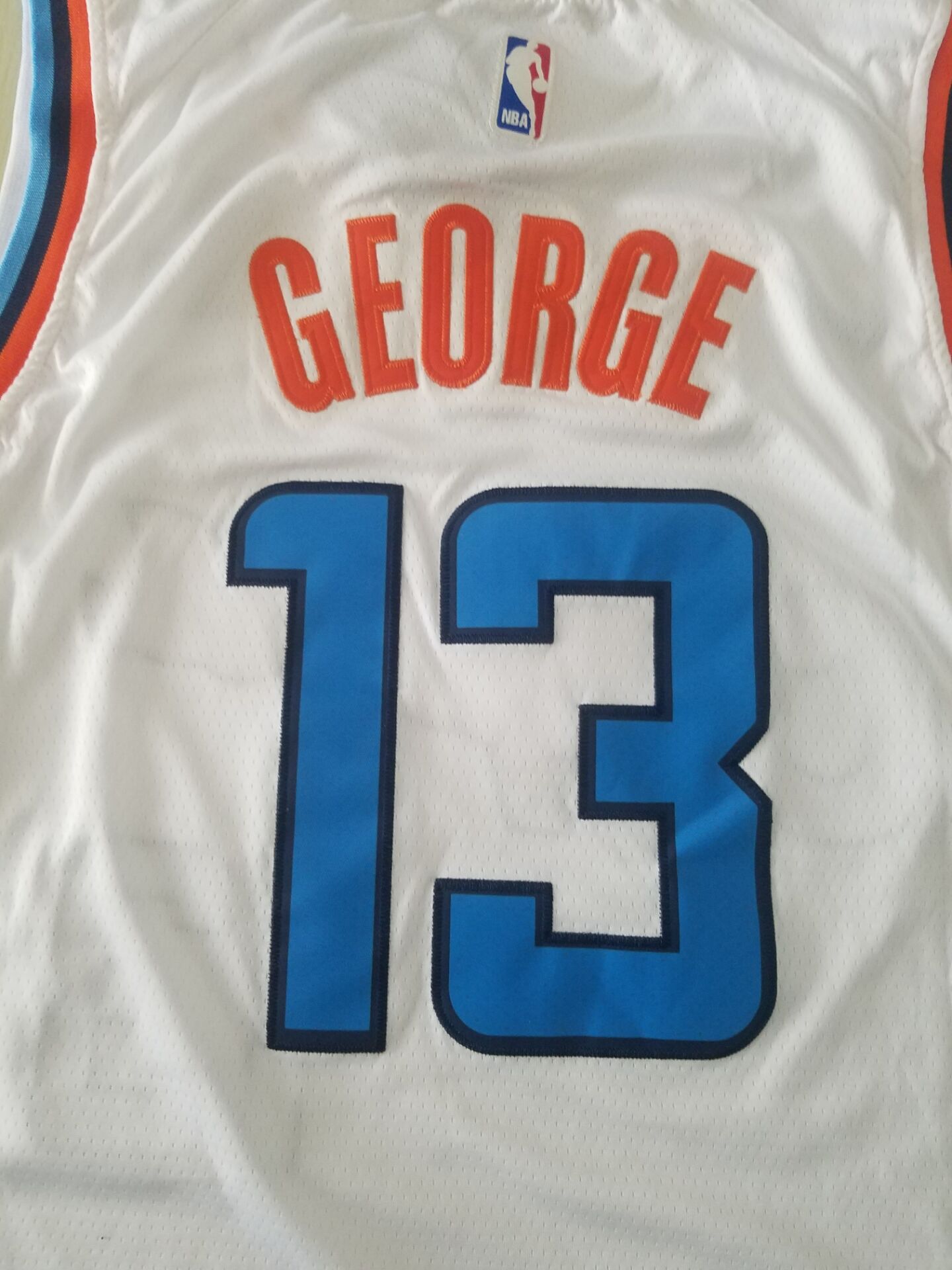 Men's LA Clippers Paul George #13 White Classics Jersey1