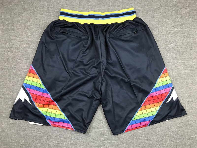 Men's Denver Nuggets Navy City Edition Basketball Shorts1