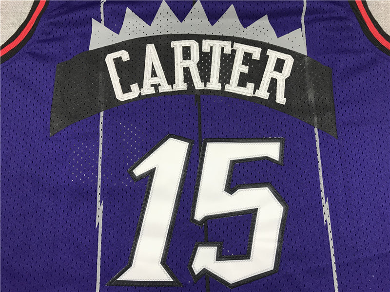 Men's Toronto Raptors Vince Carter Mitchell & Ness Purple Classics Jersey1