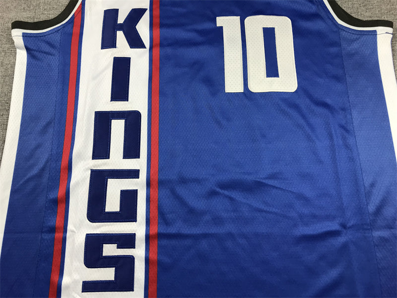 Men's Sacramento Kings Domantas Sabonis #10 Blue 2023/24 Swingman Jersey1 - City Edition