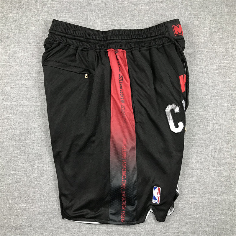 Men's Miami Heat Black 2023/24 Pocket Shorts1 City Edition