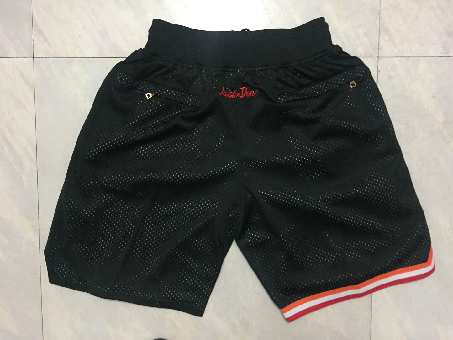 Men's Miami Heat Black Basketball Shorts1
