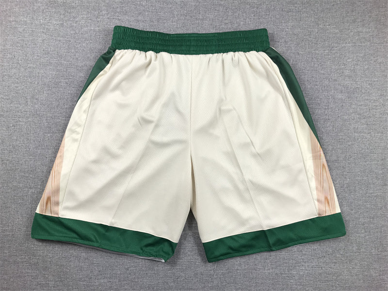Men's Boston Celtics White 2023/24 Swingman City Edition Shorts1