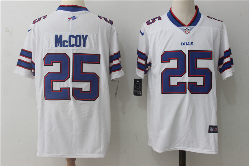 Men's Buffalo Bills LeSean McCoy #25 White Game Jersey1