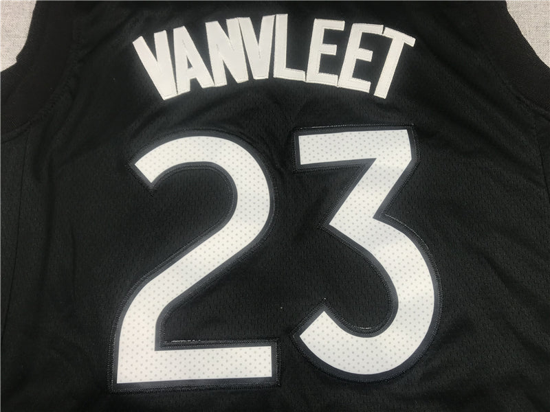 Men's Toronto Raptors Fred VanVleet Black/Purple 2020/21 Swingman Player Jersey1