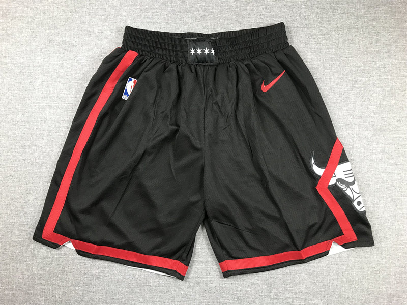 Men's Chicago Bulls Black 2023/24 Swingman City Edition Shorts1