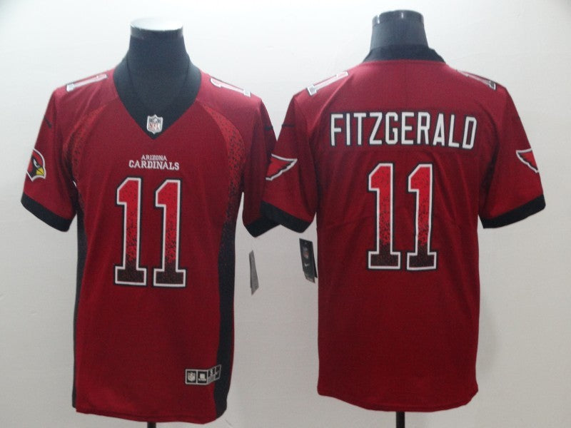 Men's Arizona Cardinals Larry Fitzgerald #11 Red Player Game Jersey1