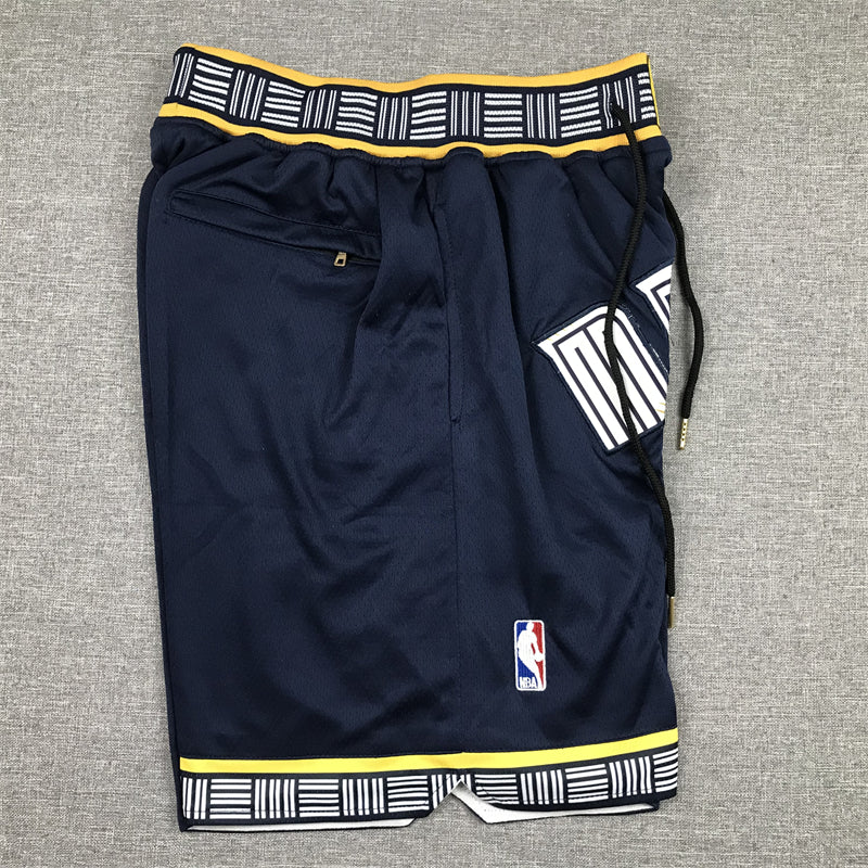 Men's Memphis Grizzlies Navy City Edition Basketball Shorts1