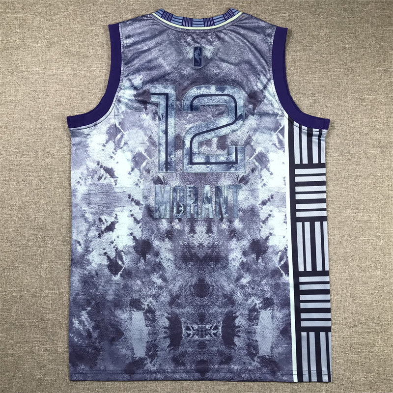 Men's Memphis Grizzlies Ja Morant #12 Light Blue Select Series Swingman Jersey1