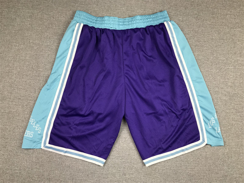 Men's Los Angeles Lakers Purple 2021/22 Basketball Shorts1 City Edition