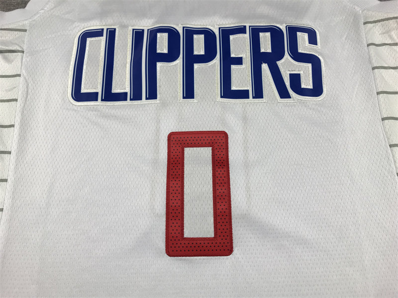 Men's LA Clippers Russell Westbrook Nike White 2022/23 Swingman Jersey1 - Association Edition
