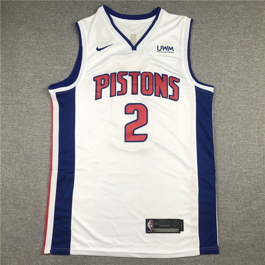 Men's Detroit Pistons Cade Cunningham White 2020/21 Swingman Fashion Jersey1