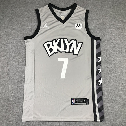 Men's Brooklyn Nets Kevin Durant Gray 2019 Fast Break Player Movement Jersey1