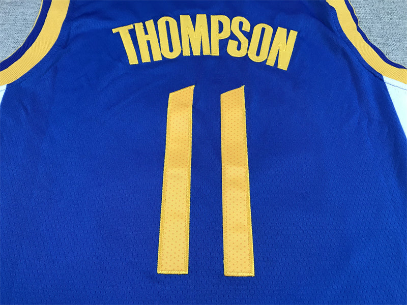 Men's Golden State Warriors Klay Thompson #11 Royal 2022/23 Fast Break Replica Player Jersey1 - Icon Edition