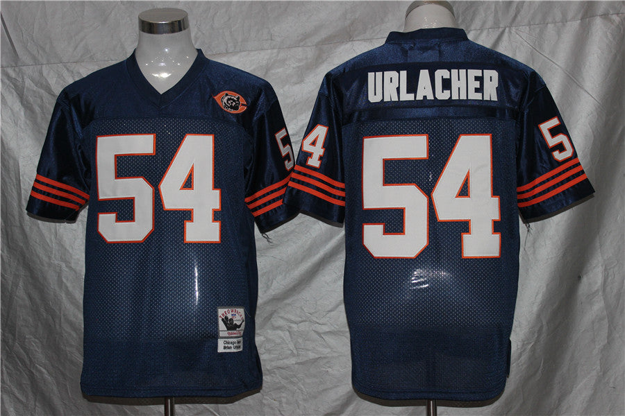 Men's Chicago Bears Brian Urlacher Mitchell & Ness Navy Legacy Replica Jersey1