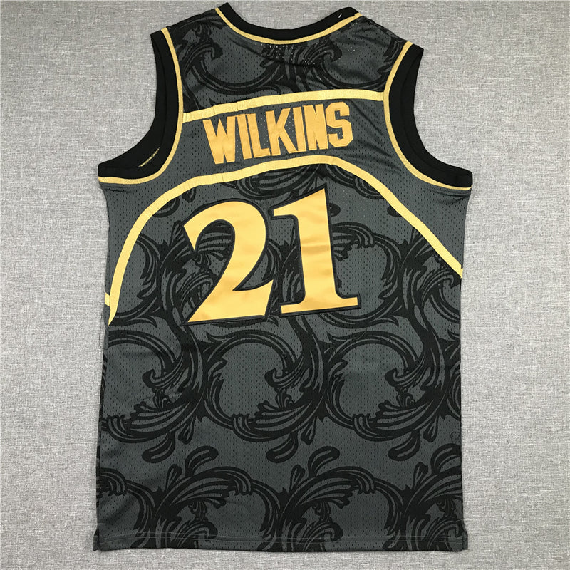 Men's Atlanta Hawks Dominique Wilkins 1986-87 Hardwood Classics Swingman Jersey1