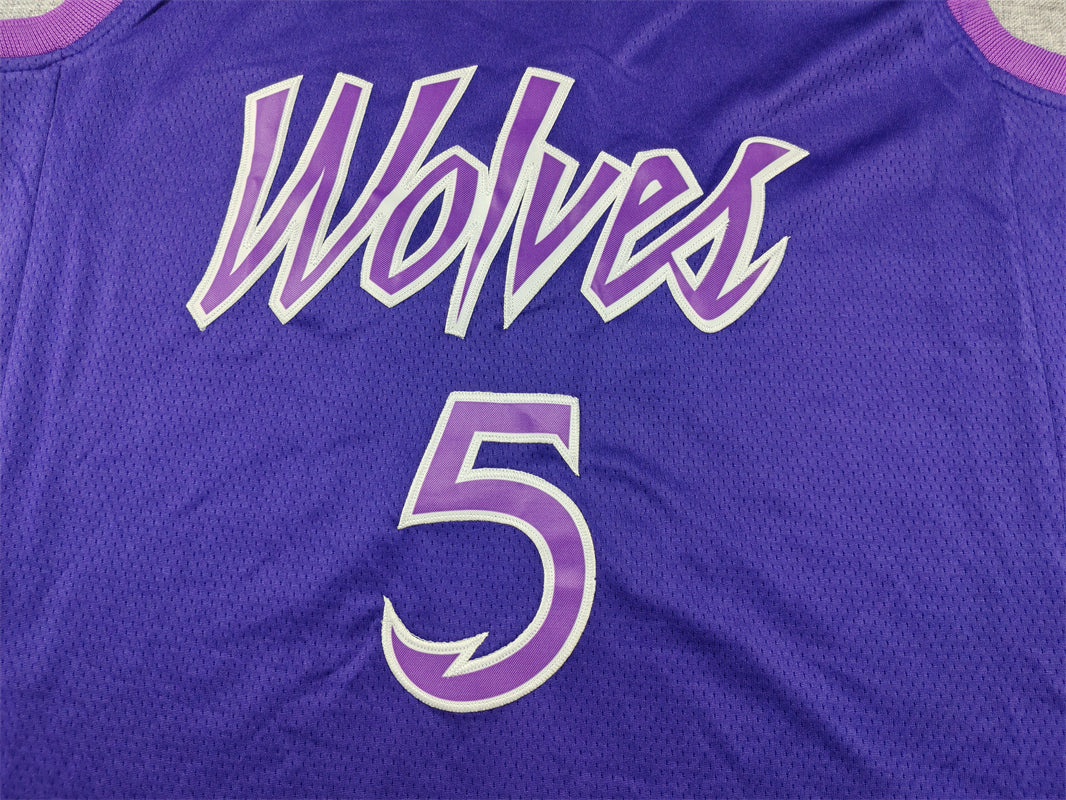 Anthony Edwards Minnesota Timberwolves Purple City Edition Jersey - 3