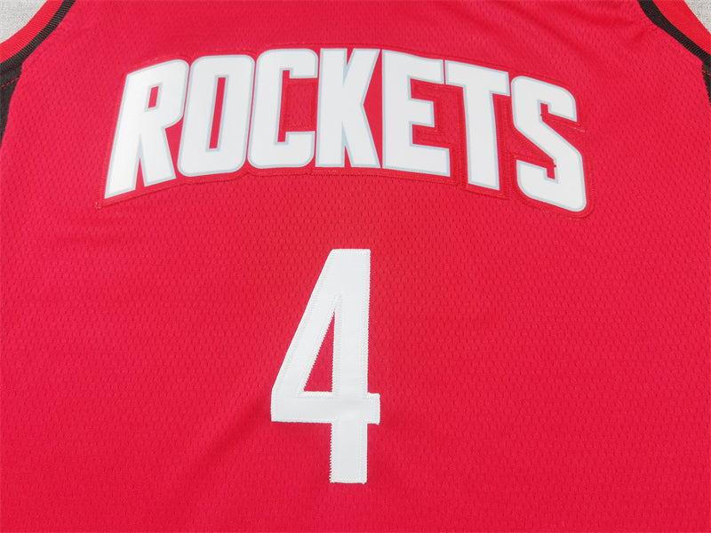Men's Houston Rockets Jalen Green #4 Red Swingman Jersey1 - Icon Edition