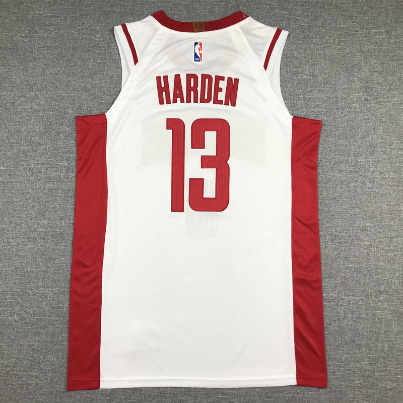Men's Houston Rockets James Harden #13 NBA White Player Replica Jersey1