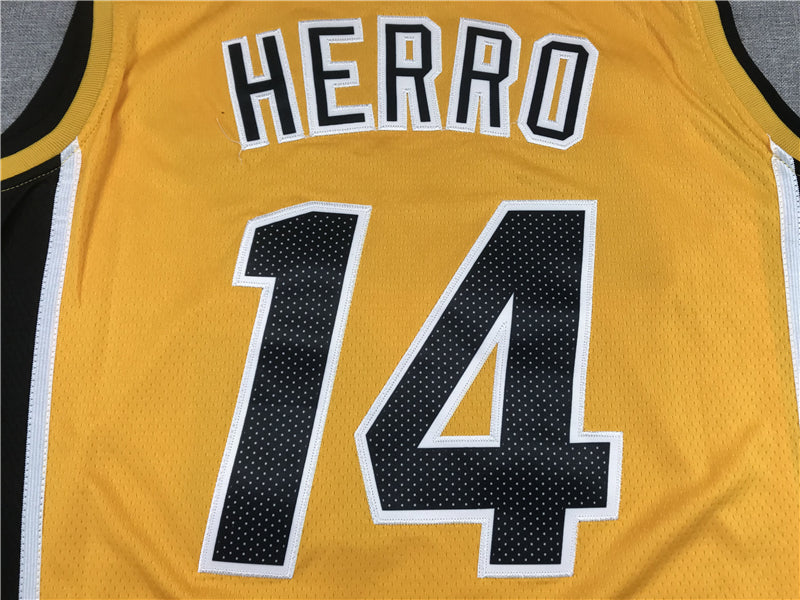 Men's Miami Heat Tyler Herro #14 Gold 2020/21 Swingman Player Jersey1