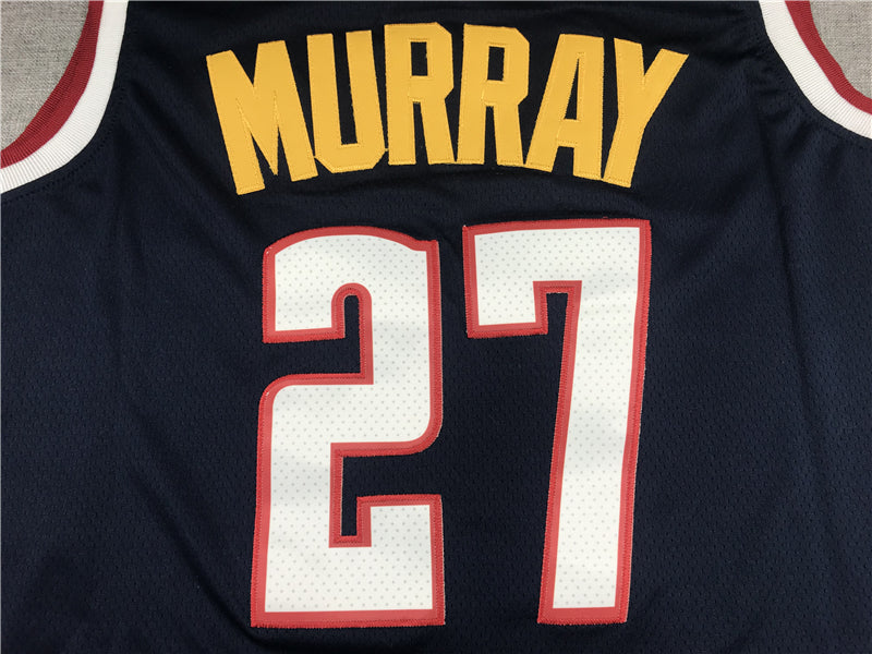 Men's Denver Nuggets Jamal Murray Navy 2020/21 Swingman Player Jersey1
