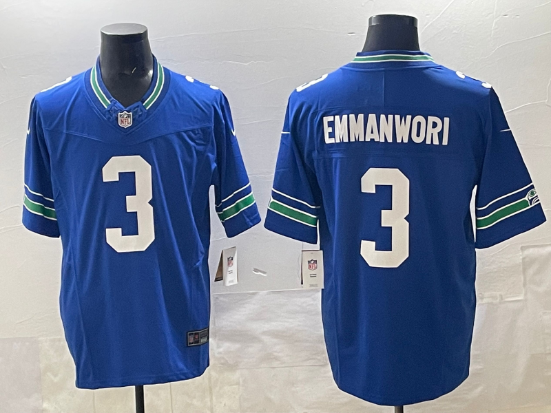 Nick Emmanwori Seattle Seahawks Royal Alternate Jersey