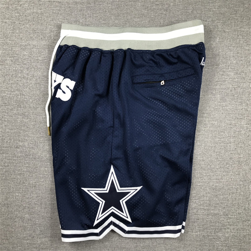 Men's Dallas Cowboys Navy Pocket Shorts1