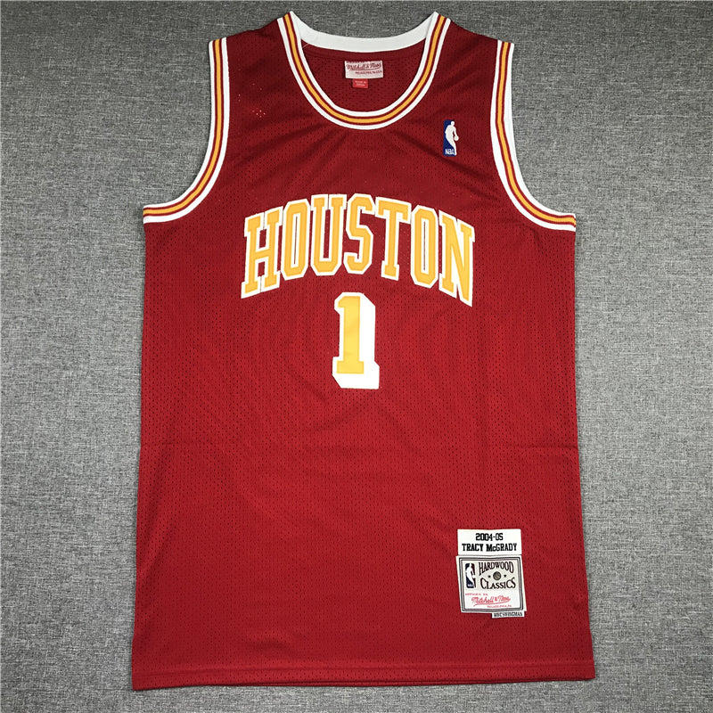 Men's Houston Rockets Tracy McGrady 2004-05 Hardwood Classics Swingman Jersey1
