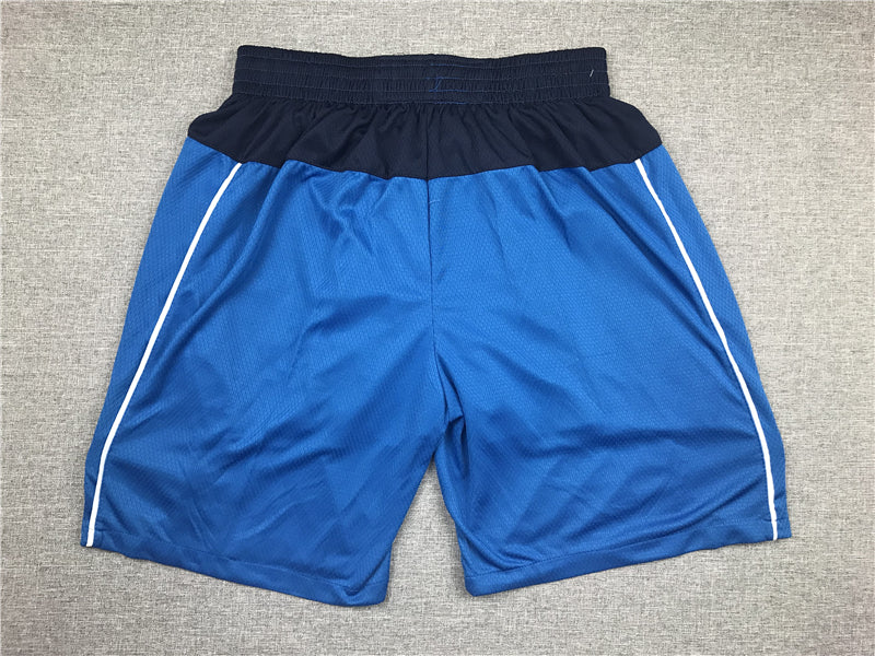 Men's Dallas Mavericks Blue Basketball Shorts1