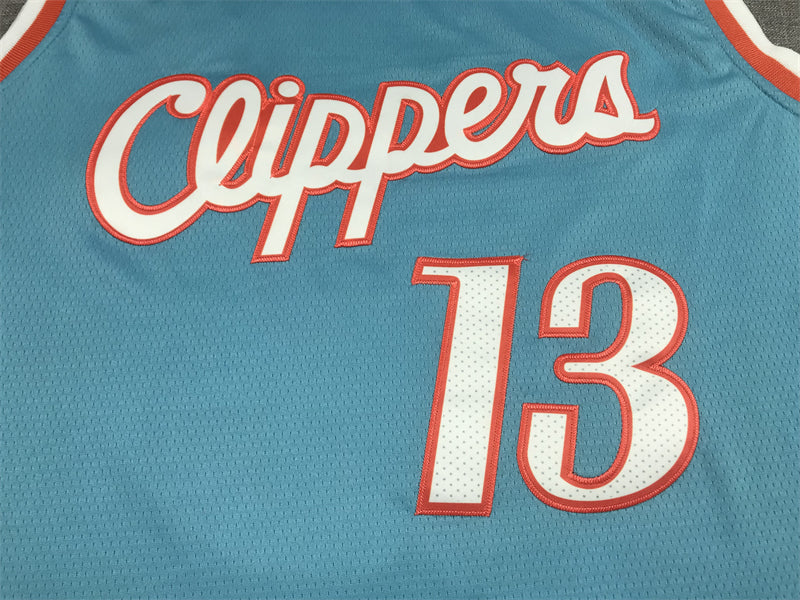 Men's LA Clippers Paul George Blue 2021/22 Swingman Jersey1 - City Edition