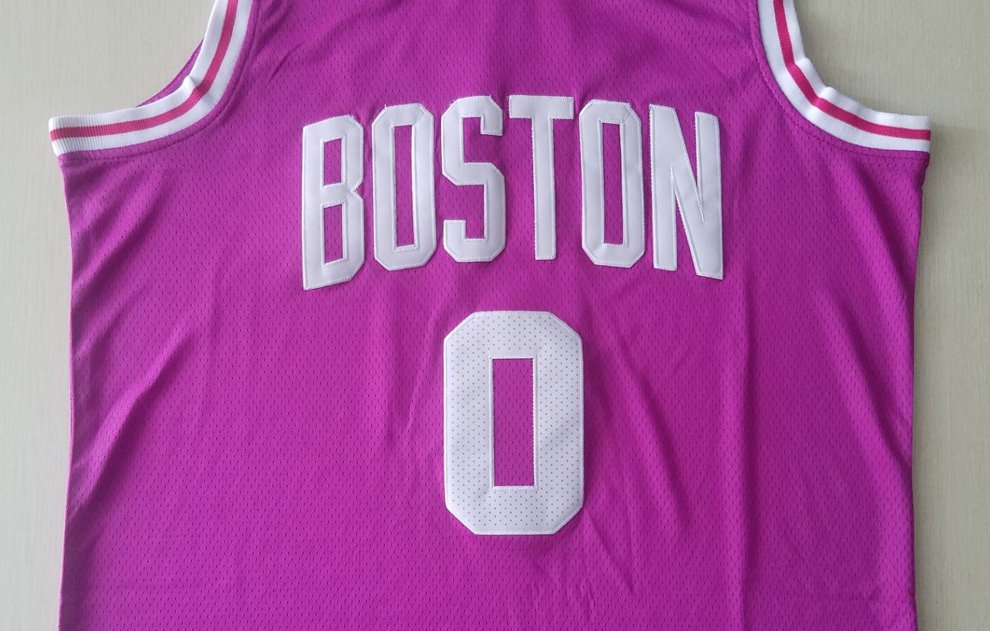 Men's Boston Celtics Jayson Tatum #0 NBA Swingman Jersey1 - Mei Red