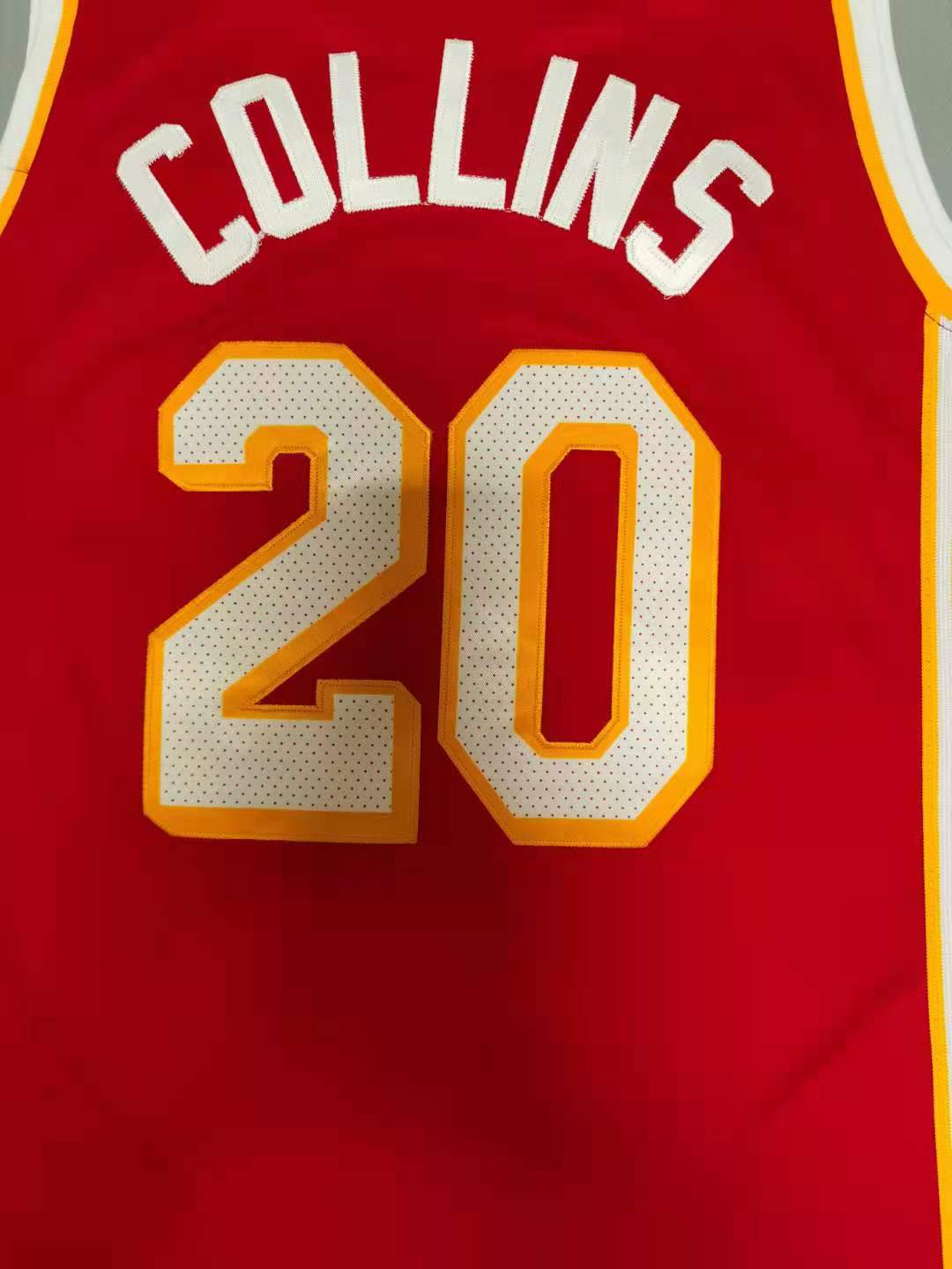 Men's Atlanta Hawks John Collins #20 Red 2019/20 Swingman Jersey1