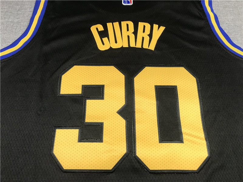 Men's Golden State Warriors Stephen Curry Fanatics Branded Black Classic Jersey1
