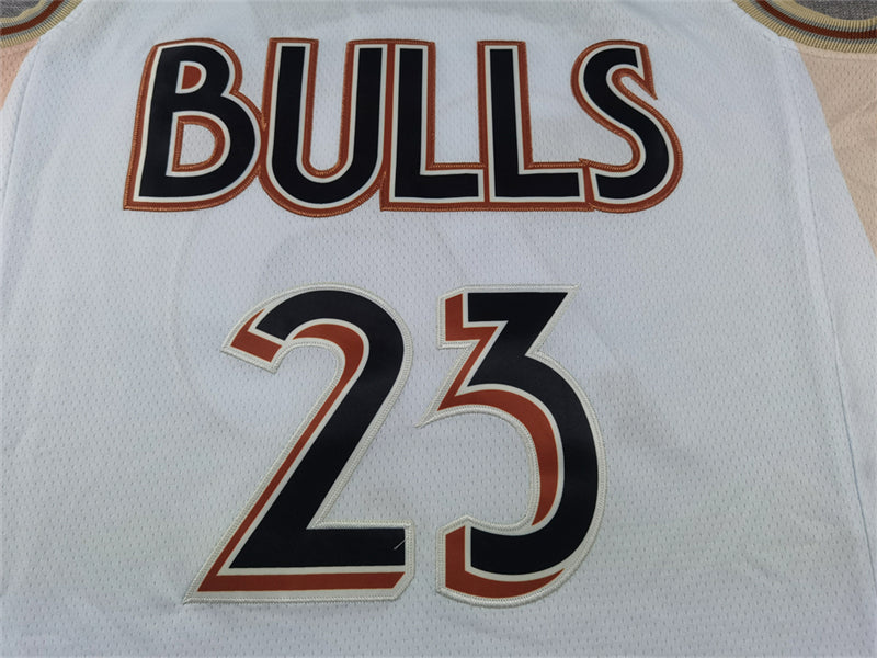 Men's Chicago Bulls Michael Jordan #23 White 2024/25 Swingman Player Jersey1 - City Edition