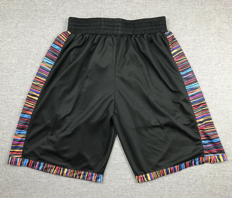 Men's Brooklyn Nets Black Basketball Shorts1 City Edition